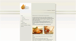 Desktop Screenshot of essentialingredient.co.uk