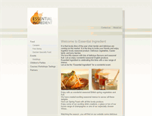 Tablet Screenshot of essentialingredient.co.uk